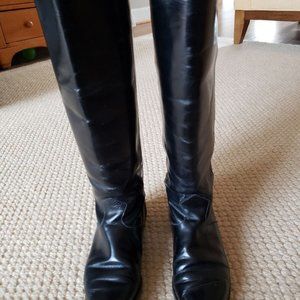 Charles David Vintage Black Riding Boots